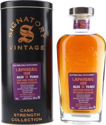 Laphroaig 1998 SV Cask Strength Collection Refill Sherry Butt #700393 The Whisky Exchange 60.8% 700ml