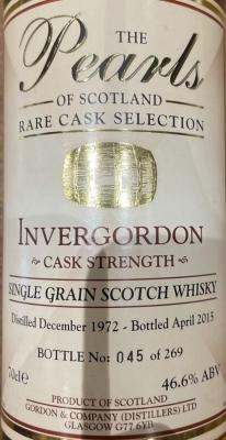 Invergordon 1972 G&C The Pearls of Scotland 46.6% 700ml