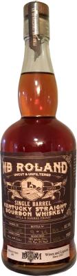 Mb Roland Single Barrel Bourbon New #4 Char D02-16E 54.3% 750ml