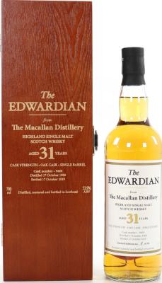 The Edwardian 1988 Oak Cask 53.9% 700ml