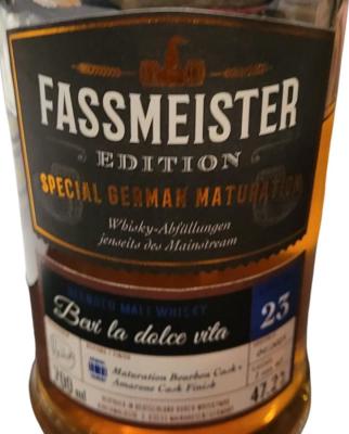 Fassmeister Edition 23yo Bevi la dolce vita Bourbon Cask matured Amarone Cask Finish 47.2% 700ml