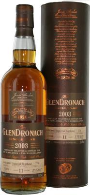 Glendronach 2003 Single Cask Virgin Oak Hogshead #1755 The Netherlands 53.9% 700ml