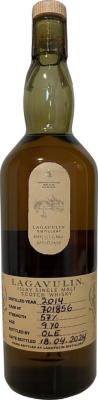 Lagavulin 2014 Hand bottled at the distillery Lagavulin Distillery Exclusive Tasting 57% 200ml