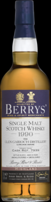 Glen Garioch 1990 BR Berrys #7939 56.1% 700ml