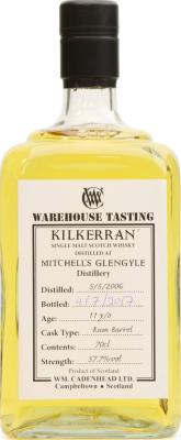 Kilkerran 2006 CA Warehouse Tasting Rum Barrel 17-229 57.7% 700ml