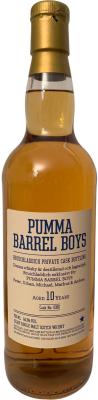 Bruichladdich 2005 Pumma Barrel Boys Bourbon Cask #0306 Peter Urban Michael Markus and Anders 64.3% 700ml