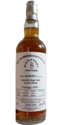 Glenlivet 1997 SV The Un-Chillfiltered Collection First Fill Sherry Butt #123547 46% 700ml