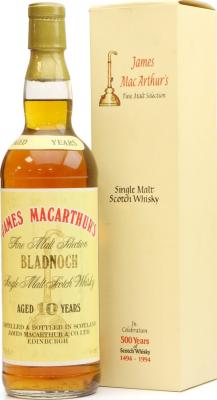 Bladnoch 10yo JM Fine Malt Selection 43% 700ml