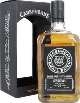 Benrinnes 1997 CA Small Batch 3x Bourbon Barrels 54% 700ml