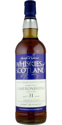 Cameronbridge 1978 SMD Whiskies of Scotland 56% 700ml