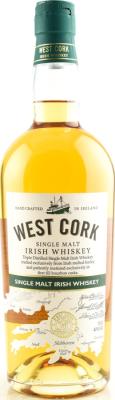 West Cork Single Malt Irish Whisky 1st Fill Bourbon Casks 40% 700ml