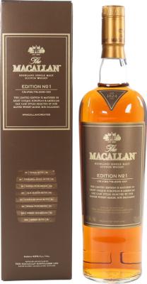 Macallan Edition No. 1 European & American Oak Casks 48% 750ml