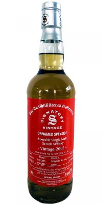 Unnamed Speyside 2005 SV The Un-Chillfiltered Collection Hoghead DRU17/A106 57 La Cave Quai 29 RG 46% 700ml