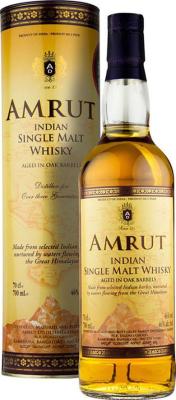 Amrut Indian Single Malt Oak Barrels 46% 700ml