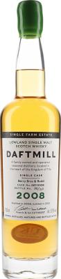 Daftmill 2008 Single Cask Bottled for Berry Bros & Rudd Cask No.067/2008 ex-Bourbon barrel 57.6% 700ml