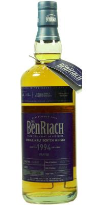 BenRiach 1994 Single Cask Bottling Peated Bourbon Barrel #240889 Kammer Kirsch 54.3% 700ml