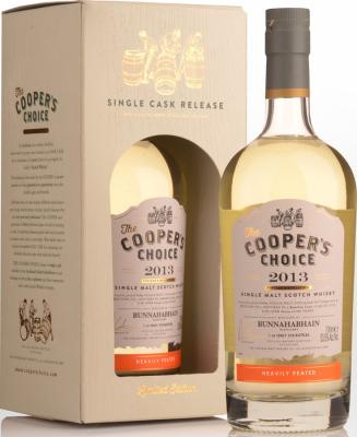 Bunnahabhain 2013 VM The Cooper's Choice Bourbon Cask #10527 53.5% 700ml