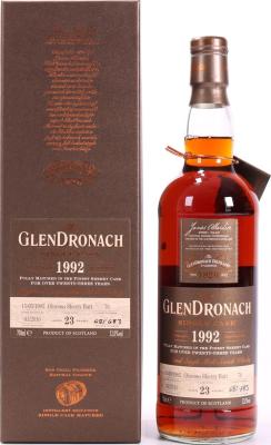 Glendronach 1992 Single Cask Batch 13 Oloroso Sherry Butt #76 52% 700ml