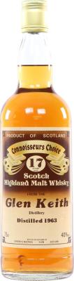 Glen Keith 1963 GM Connoisseurs Choice 17yo 40% 750ml