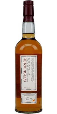 Glenmorangie 1977 Vintage American Oak Barrels Harrods London 43% 700ml