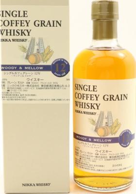 Nikka 12yo Single Coffey Grain Woody & Mellow 55% 500ml