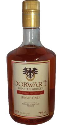 Los 2 Compadres Dorwart Single Cask Mexican Whisky Special Reserve French Oak 45% 750ml