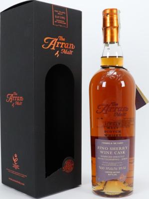 Arran Fino Sherry Wine Cask Valdespino Fino 50% 700ml