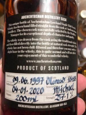 Auchentoshan 1997 Oloroso Sherry 57.1% 200ml