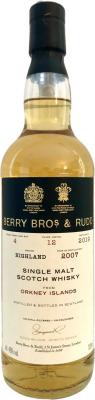 Orkney Islands 2007 BR 46% 700ml