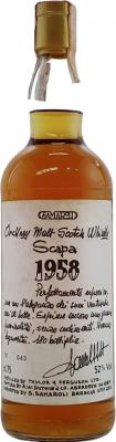 Scapa 1958 RWD Orkney Malt Scotch Whisky Samaroli 52% 750ml