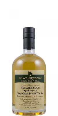 Kirkwall & St. Ola 10yo WmR SE 2018 Bourbon Hogshead #001 61.3% 500ml