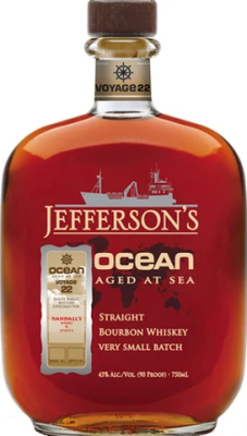 Jefferson's Ocean Aged at Sea Voyage #22 New Charred Oak #171 Binny's Beverage Depot 45% 750ml