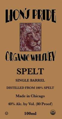 Lion's Pride Spelt Single Barrel New American Oak Barrel 40% 750ml