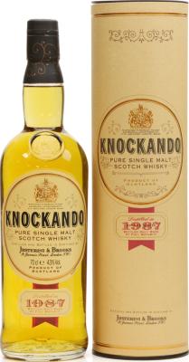 Knockando 1987 by Justerini & Brooks Ltd United Distillers And Vintners Espana 43% 700ml