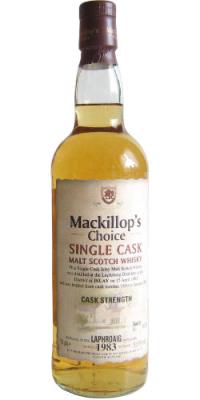 Laphroaig 1983 McC Single Cask Cask Strength #1850 51.9% 700ml