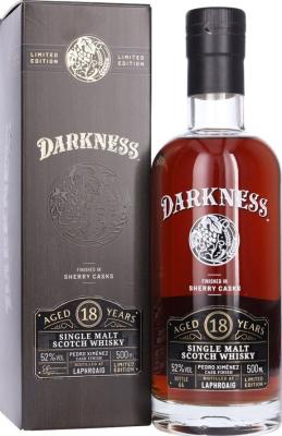 Laphroaig 18yo AtB Darkness Pedro Ximenez Sherry Octave Finish 52% 500ml