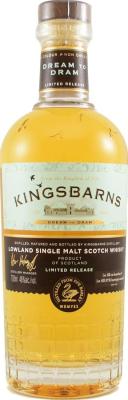 Kingsbarns Dream to Dram Limited Release 1st fill ex-Bourbon and STR 46% 700ml