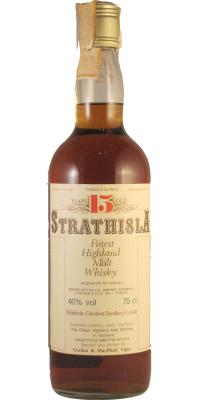 Strathisla 15yo GM Finest Highland Malt Whisky Acquavite di Cereali Importado Da Co. Import Pinerolo Torino 40% 750ml