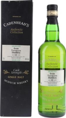 Tormore 1984 CA Authentic Collection Oak Cask 64.4% 700ml