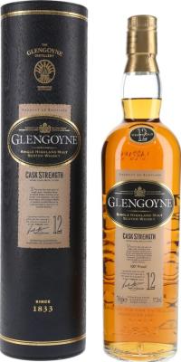 Glengoyne Cask Strength 100 Proof 12 on neck American Oak 57.2% 700ml