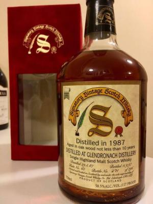 Glendronach 1987 SV Vintage Collection Dumpy Sherry Cask 60 58.5% 750ml