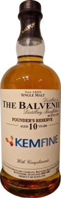 Balvenie 10yo Founder's Reserve Kemfine 40% 700ml