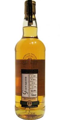 Glen Keith 1993 DT Dimensions Oak Cask 52.8% 750ml