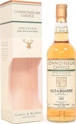 Allt-A-Bhainne 1991 GM Connoisseurs Choice 43% 700ml