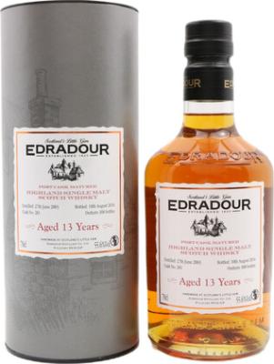 Edradour 2003 Port Cask Matured 13yo #281 Distillery Only 55.6% 700ml