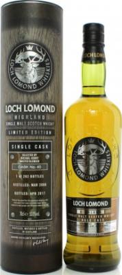 Loch Lomond 2006 Limited Edition Single Cask #40 53.1% 700ml