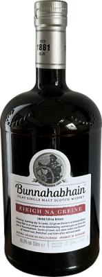 Bunnahabhain Eirigh Na Greine Limited Edition Release French & Italian Red Wine 46.3% 700ml