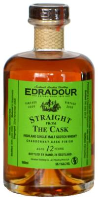 Edradour 2000 Straight From The Cask Chardonnay Cask Finish 56.1% 500ml