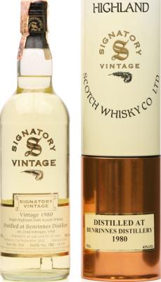 Benrinnes 1980 SV Vintage Collection Oak Cask #760 43% 700ml