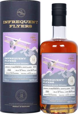 Ledaig 2010 AWWC Infrequent Flyers 11yo Virgin Oak Finish #2380 58.5% 700ml